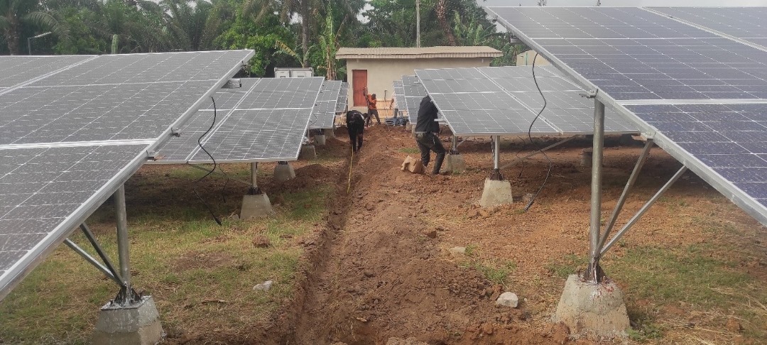 Construction and installation of Polar PV at Onirogbo Community